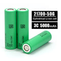 3.7V Lithium Ion Battery 21700 50G Li-ion Cell 5000mAh Cylinder Batteries for E-bike Battery Pack
