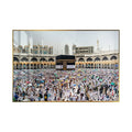 Custom Muslim Modern Islam Arabian Architecture Picture Decorating Islamic Crystals Painting Decor Wall for Living Room