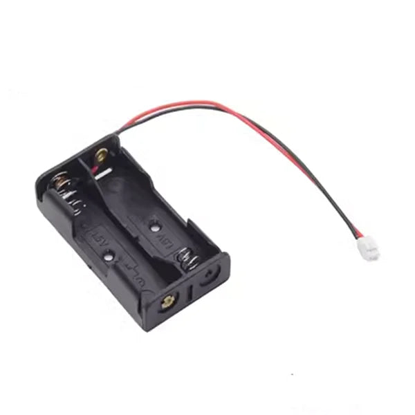 2aaa Battery Holder with JST-PH2.0-2P Connector Red&Black Wire Leads