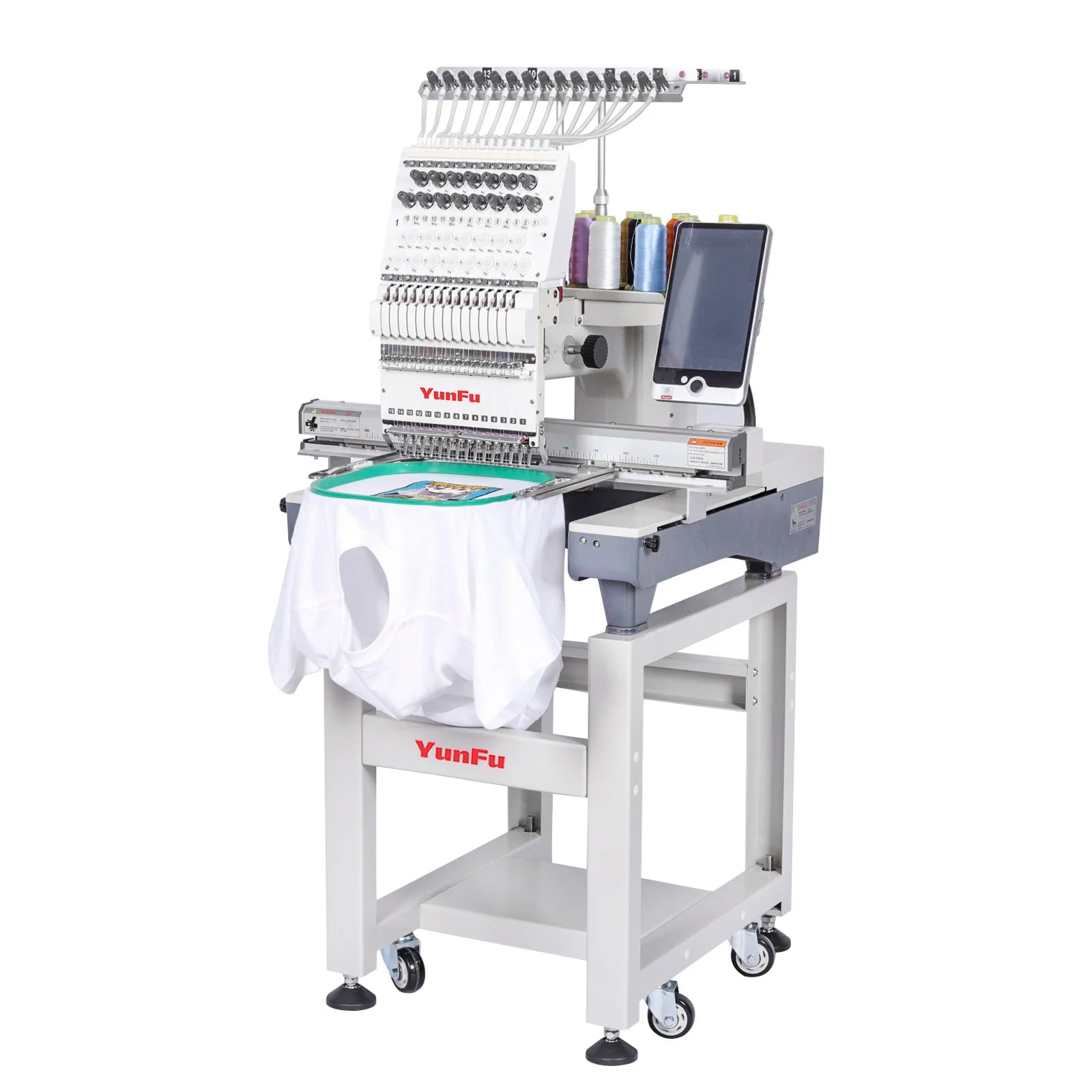Dahao Single Head Embroidery Machine Customized 500*350 15 Needles 1200 Rpm Cap Computerized New for Hoodie