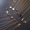 Classic Design Ins Famous Brand Pendant Necklace for Woman Stainless Steel Woman Necklace Luxury Jewelry Female Top Quality