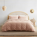 King Size Fashion Luxury Style Duvet Cover Set Comfortable Anti-Bactria 100% Cotton 3-Pieces with 2 Pillowcases for Home Hotel