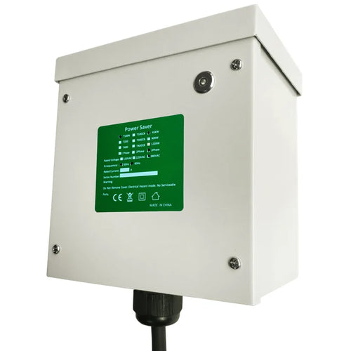 + T100N Electric Current Reducer Energy Saving Device 3 Phase Power Manufacturing Plants Restaurants Hotels Farms