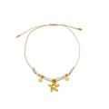 Stainless Steel Gold-Plated Anti-Allergic Bracelet Fashionable Simple Star-Shaped Accessory for Ladies