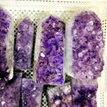 Wholesale Natural Amethyst Geode Cluster Tower Wand Feng Shui Crystal Point for Home Decoration