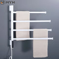 Meiyani Hot Sale Wall Bathroom Hanging Holder Storage Hanger Towel Bathroom  Electric Heated Towel  Rotatable Drying Rack
