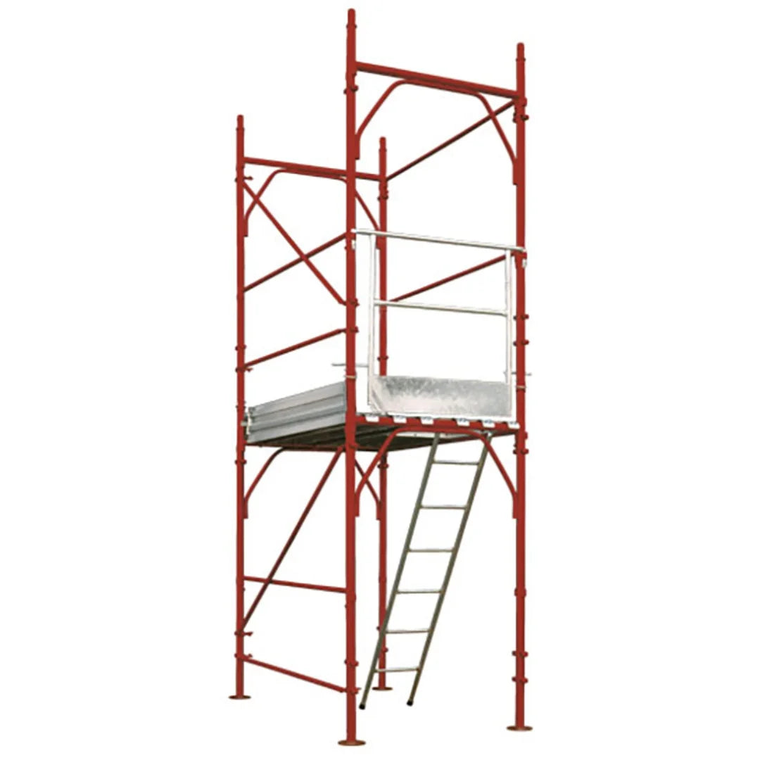 En12811 Certified Italian Lock Pin Ponteggio Frame 2.0*1.05m Facade Scaffolding