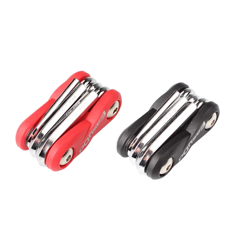 The Mini 6-Function Bicycle Tool  Bike Multitool Lightweight Bike Repair Kit Tool for  Bikes