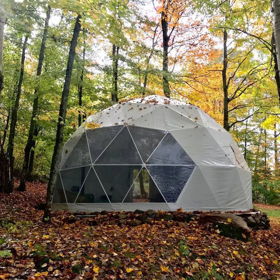 7M Outdoor Eco Hotel Dome Tent Glamping Resort Geodesic Domo for Sale Camping Prefab Igloo House