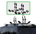 Yonk Aluminum Folding Double Twin 2 Kayak Canoe Carrier Roof Rack Holder