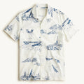 China Factory Men's Formal Hawaiian Short Sleeve Shirts Breathable 100% Cotton Summer