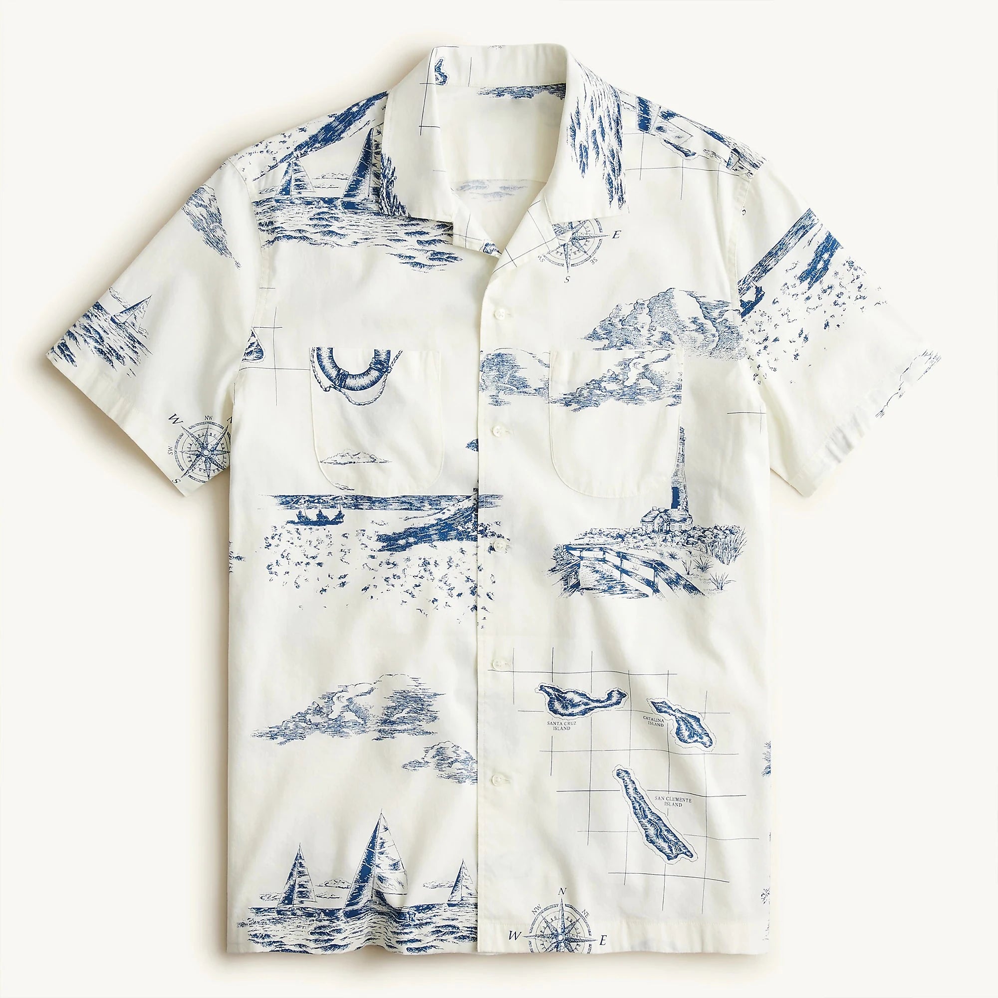 China Factory Men's Formal Hawaiian Short Sleeve Shirts Breathable 100% Cotton Summer