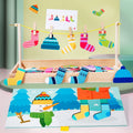 Kindergarten Teaching AIDS Children's Wooden Drying Socks Game Toy Boys and Girls Matching Educational Toys