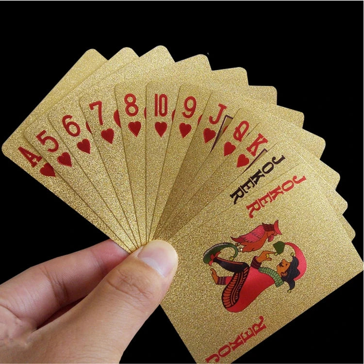 Factory Price Waterproof Poker with Box Collection Plastic Poker Cards Other Game Accessories Party Playing Cards Set