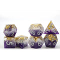 Dungeons and Dragons Tabletop Board Games Full Set DND Dice Resin Sharp Edge Dice for Gift