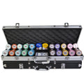 Monte Carlo 14g Premium Venerati Clay Colorful 39mm X 3mm Rectangle Casino Poker Chips Set Custom Logo Universal Use Golf Tray