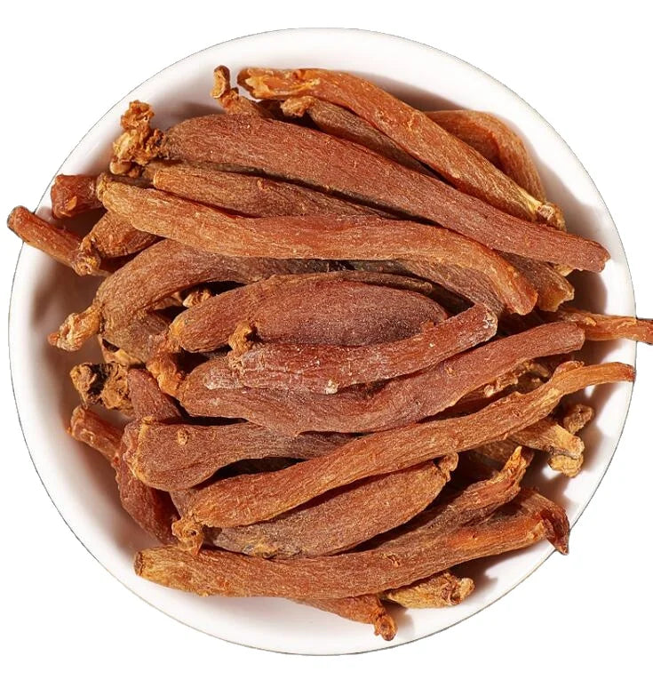 Hong Shen Thin Red Ginseng Whole Without Branch Red Ginseng Northeast Specialty for Soaking Wine