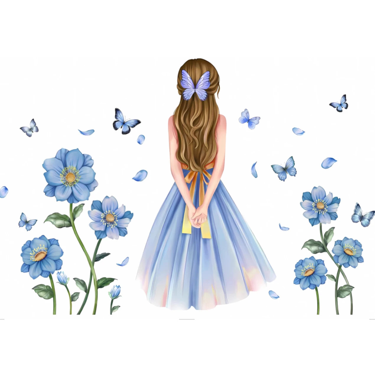 Popular Beatuiful Girl Wall Decals Decoration