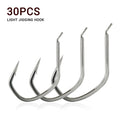 JK SJF39 Single Fishhooks Barbed Sea Rust-Resist High Carbon Steel Slow Jigging Pike Assist Fishing Hooks Saltwater