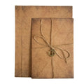 New Arrival Vintage Kraft Paper Blank Envelopes with Letter Paper and Ropes Envelope Set Confession Letterhead