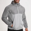Custom Clothing Windbreaker Jacket Men Outdoor Sport Jacket Full Zip up Hooded Jackets for Men 2023