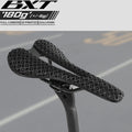 BXT New 3D Printed Padding Support Structure Carbon Fibre Saddle 145mmx250mm Bicycle Saddle Light Easy to Clean Seat Cushion