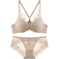 Woman Underwear Sexy Ladies Thong Bra Panty Set Soft Seamless Underwear Set Front Closure Bralette Underwear and Bra Sets