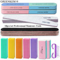 18pcs/set Professional Manicure Files Sand Sponge Files Manicure Nails Polisher Set Brush Acrylic Nail Art Files