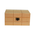 Small Hinged Wooden Jewelry Trinket Box Rectangle Shape Plain Decorative Wooden Trinket Storage Box MegaBDM