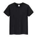 Men's Customized Direct Supply Logo Group Clothing Fashion Monochrome Round Neck Cotton T-shirt Quality Short Sleeved Top