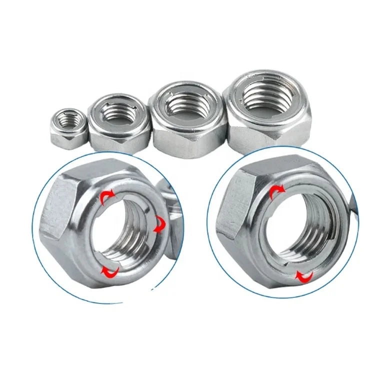 DIN980 All Metal Prevailing Torque Type Hexagon Self Lock Nuts