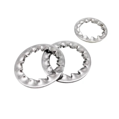 M2 M2.5 M3 M4 M5 M6 M8 M10 M12 M14 M16 304 Stainless Steel Internal Toothed Inner Serrated Lock Washer Shakeproof Gasket