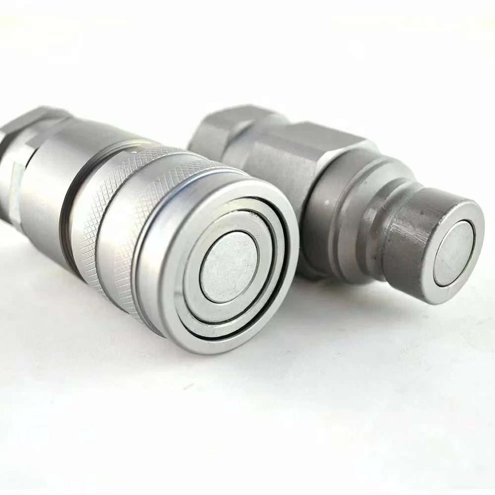 Excavator Hydraulic Hammer High Pressure Flat Face Hydraulic Quick Release Coupling for Excavator Breaker Hammer