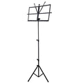 Adjustable Stainless Steel Desktop Music Stand Foldable Sheet Tripod with Holder Bag Accessory for Musical Instruments
