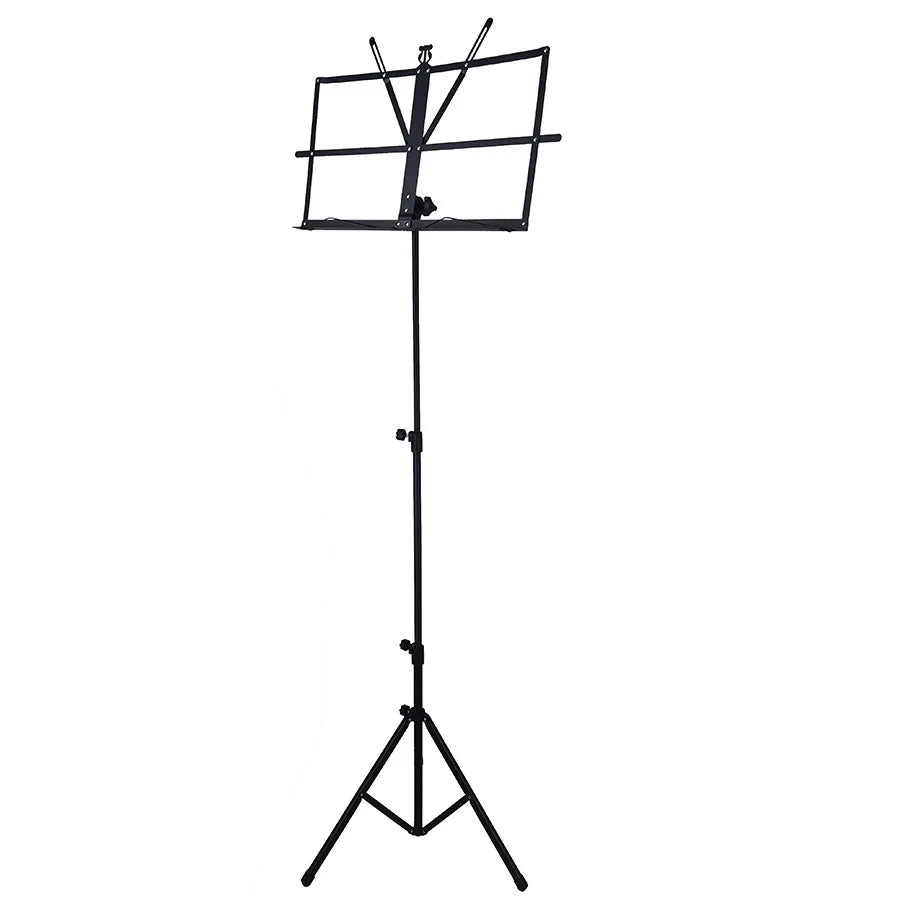 Adjustable Stainless Steel Desktop Music Stand Foldable Sheet Tripod with Holder Bag Accessory for Musical Instruments