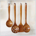 Nonstick Kitchen Utensil Set Wooden Spoons Cooking Utensil Set Natural Phoebe Wood Utensils for Cooking