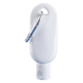 60ml HDPE Empty Plastic Bottle Hook Hanging Hand Sanitizer Spray Bottle Carabiner Screen Printing Crown Cap OEM/ODM Available