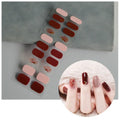 GREENKEM (Opp Lite) Full Cover Nail Polish Film UV 2D Semi Cured Gel Nail Art Sticker Smudged Autumn and Winter Sticker Nails
