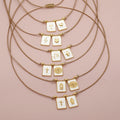 Go2boho Copper Cord Necklace Women Fashion Jewelry Handmade Diamond Pendant Religious Style Beads Chain Trendy Festival Gifts