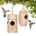 Cross-Border Bestselling Hummingbird House Enchanting Decorative Wooden Birdhouse Outdoor Bird Nest Craft