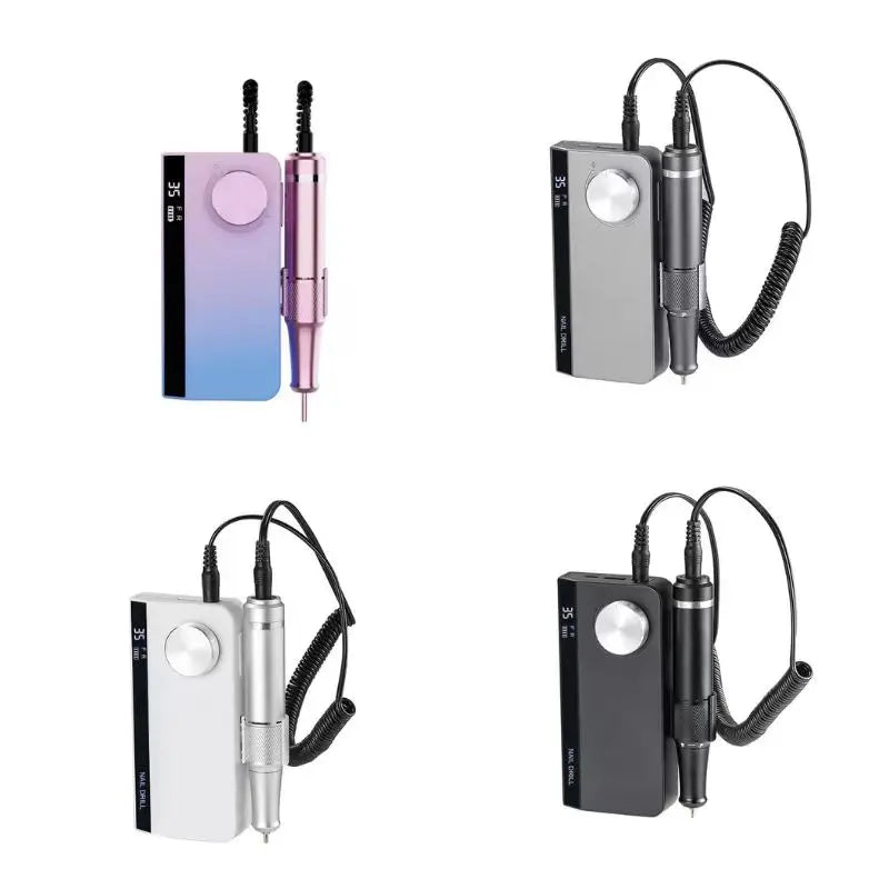 Professional Rechargeable Wireless Nail Drill 35000RPM Customizable Portable Nail Drill Machine