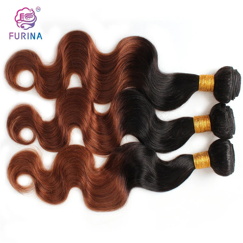 Ombre 1B/30# Virgin Brazilian Body Wave 22inch Cambodian Burmese Curly 613 Virgin Raw Hair Bundle for Women