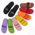Custom Logo Men's Slides Sandals Hot Sale Fashion PVC Insole Flip Flops with Light and Anti-Slip Bottom for Outdoor Use