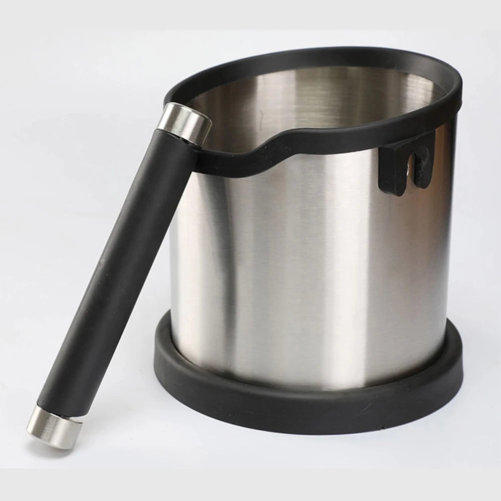 Hot Sale Eco-Friendly Stainless Steel Espresso Knock Box Multi-Functional Coffee Tea Tools with Custom Logo Stocked for Bar Use