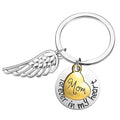 Memorial Jewelry Remembrance Loss of Mom Dad Father Mother Key Chains Forever in My Heart Keepsake Sympathy Gift Key Chain