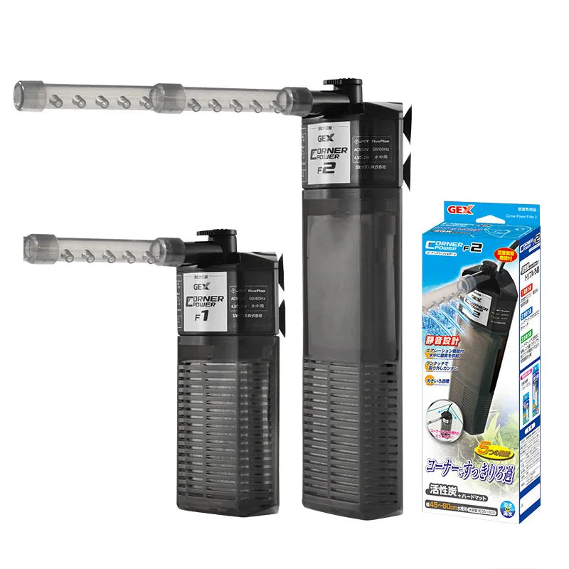 GEX F1 F2 Tongfa Waterfall Style Bio-Filter Fluidized Bed Power Filter Tank Duty Pump Drawer Tank Aquarium Filter