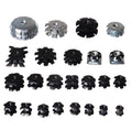 M6 M8 Pipe Connector Threaded Round Steel Tubes End Star Nut Inserts Nut