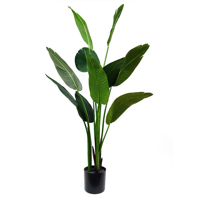 Nordic Style Banana Bonsai Fake Banana Plants Tropical Palm Tree Artificial Green Potted Plants Tree Artificial Plant With Pot