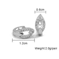 Custom Ear Hoop Jewelry Joyer a Plata 925 Small Huggie 925 Sterling Silver Hoop Earrings