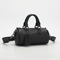 Solid Color Pen Holder Bag Papillon Pure Leather Crossbody Saddle Bag Unisex Mini Pillow Bag